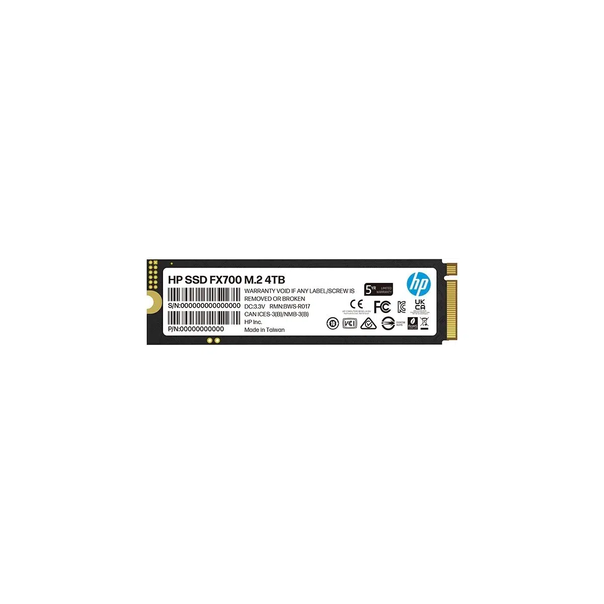 FX700 4tb 7200MB/S - 6200MB/S Pcı-E Nvme M.2 2280 SSD 8U2N7AA (Playstation 5 Uyumlu)