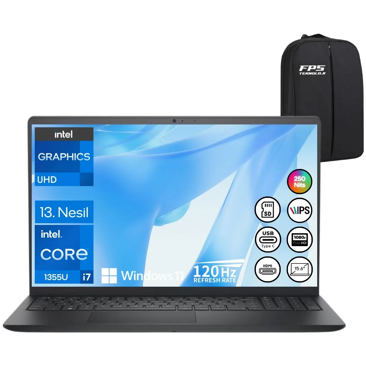 Pro 15 Essential I7-1355U Intel UHD Graphics 16GB Ram 512GB SSD 15.6" 120Hz W11 Taşınabilir Bilgisayar